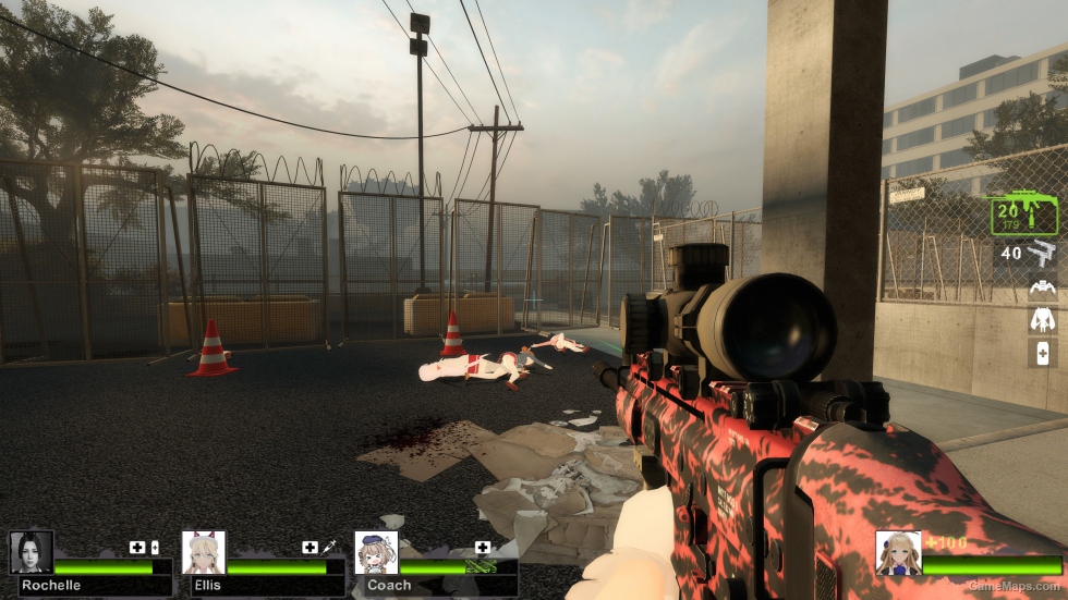 MW2 SCAR-H LB redtiger camo (FN MK 17 LB) [Military Sniper Rifle]