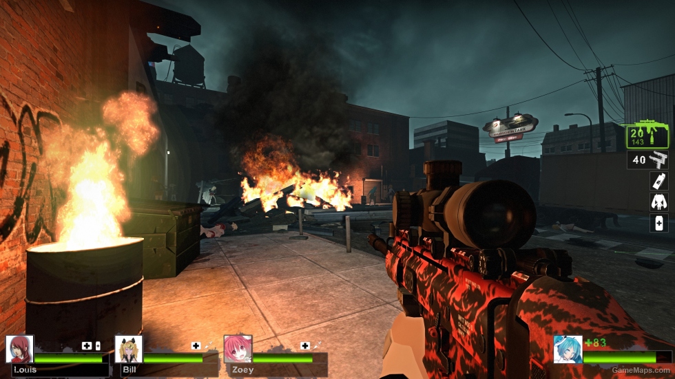 MW2 SCAR-H LB redtiger camo (FN MK 17 LB) [Military Sniper Rifle]