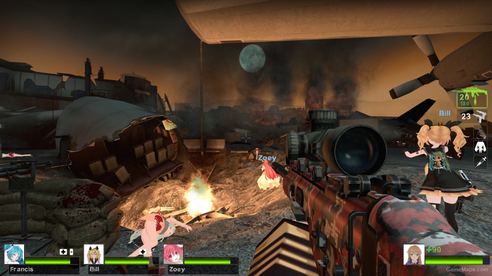 MW2 SCAR-H LB redurban camo (FN MK 17 LB) [Military Sniper Rifle]