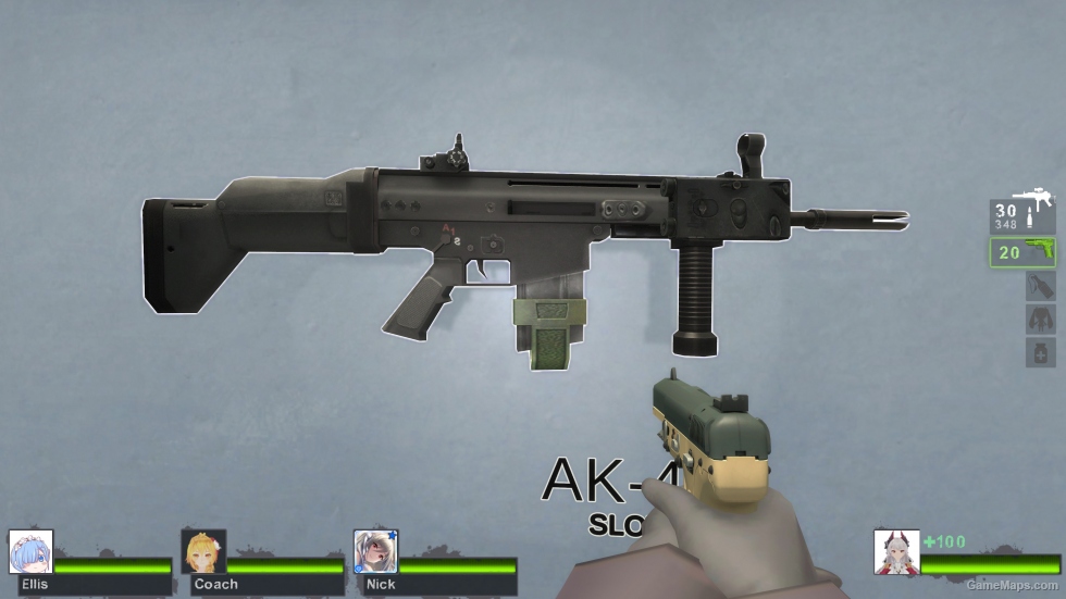 MW2 SCAR-H Grip Black (AKM)
