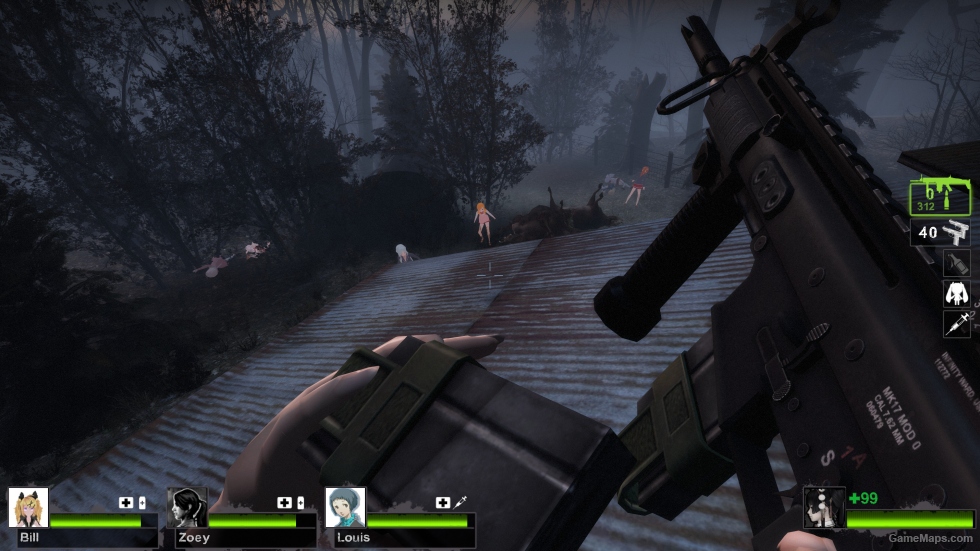 MW2 SCAR-H Grip Black (AKM)