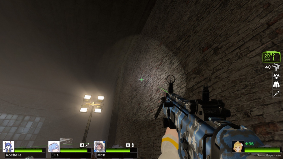 MW2 SCAR-H Grip Blue Urban (AKM)