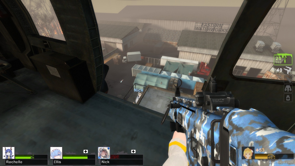 MW2 SCAR-H Grip Blue Urban (AKM)