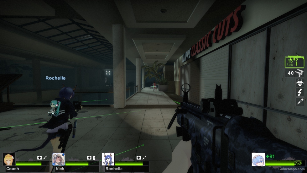 MW2 SCAR-H Grip bluetiger (AKM)
