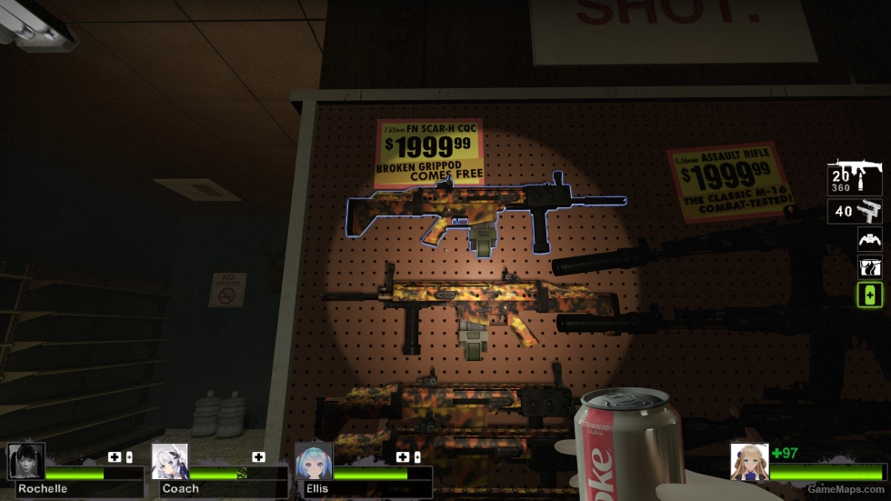 MW2 SCAR-H Grip fall (AKM)