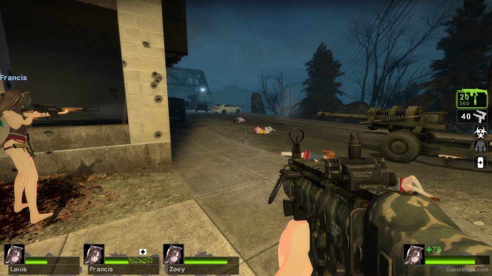 MW2 SCAR-H Grip woodland (AKM)