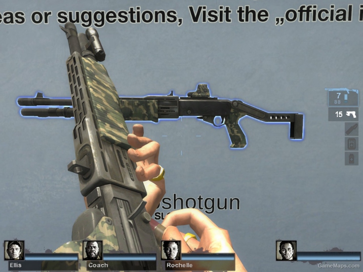 MW2 SPAS-12 camouflage pack