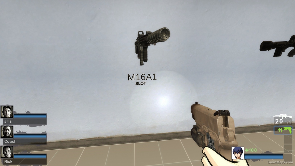 MWII CINDER M4-CUSTOM (All Black Skin) (M16A2)