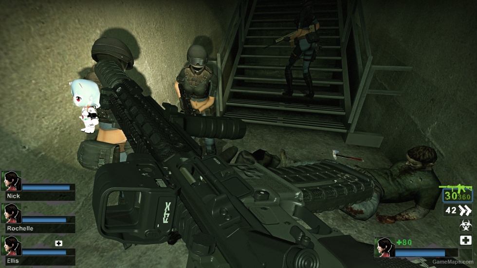MWII CINDER M4-CUSTOM (All Black Skin) (M16A2)