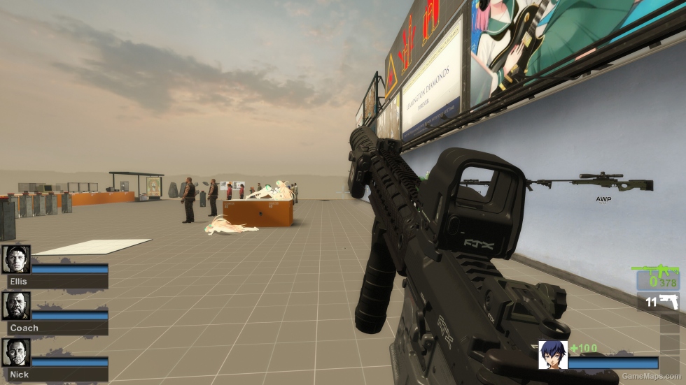 MWII CINDER M4-CUSTOM (All Black Skin) (M16A2)