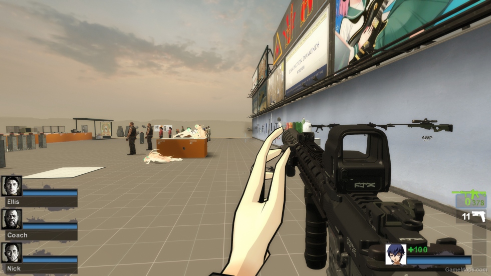 MWII CINDER M4-CUSTOM (All Black Skin) (M16A2)