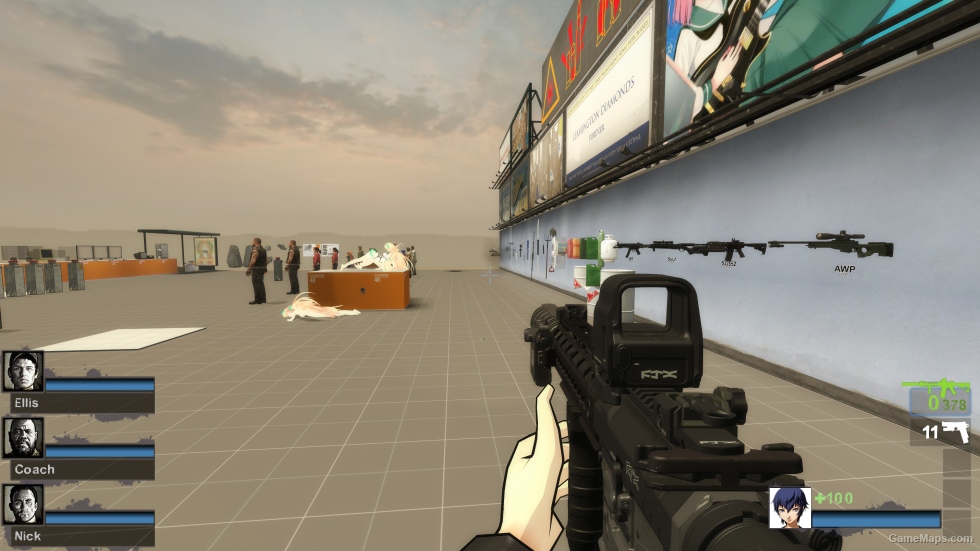 MWII CINDER M4-CUSTOM (All Black Skin) (M16A2)