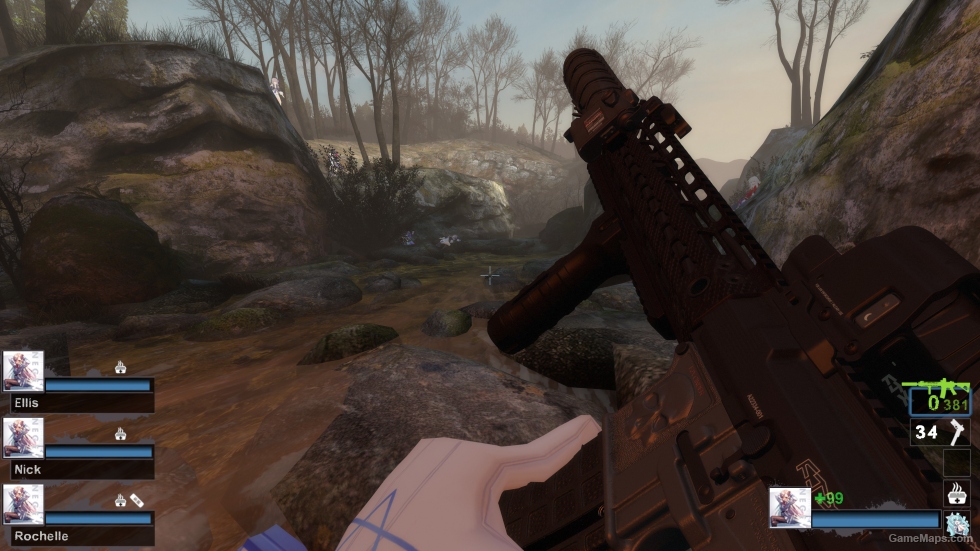 MWII CINDER M4-CUSTOM All Black Skin [SG552] (request)