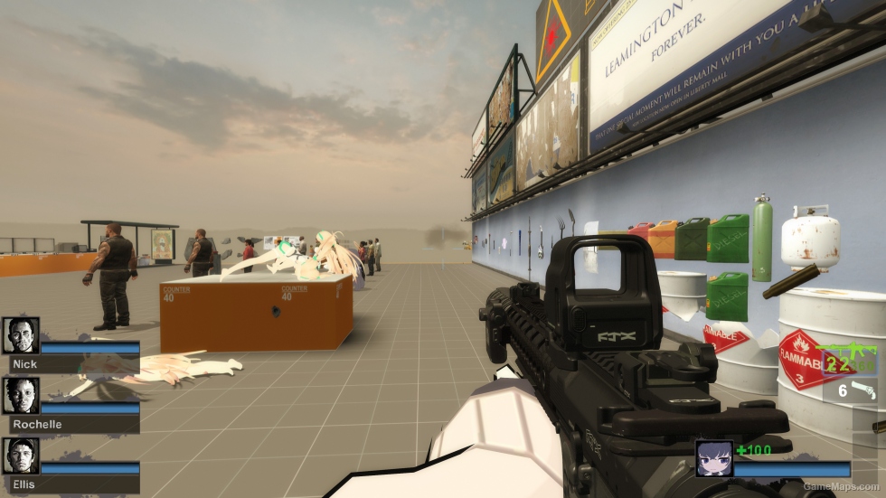 MWII CINDER M4-CUSTOM All Black Skin [SG552] (request)