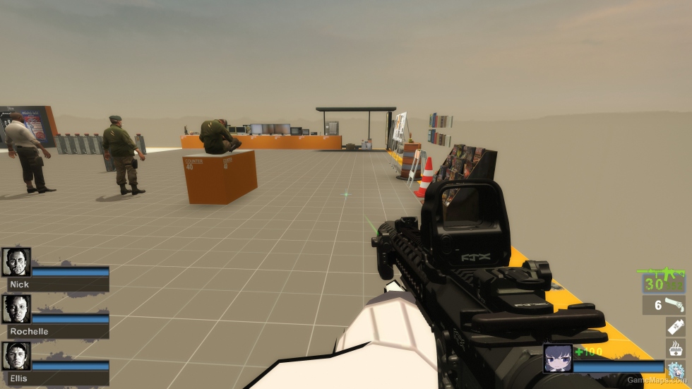 MWII CINDER M4-CUSTOM All Black Skin [SG552] (request)