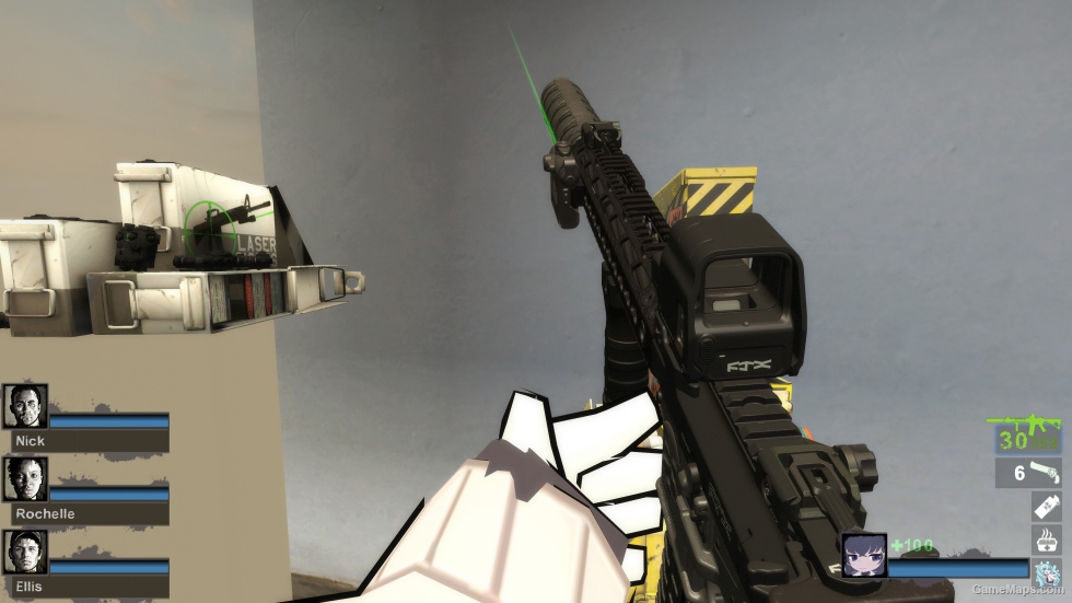 MWII CINDER M4-CUSTOM All Black Skin [SG552] (request)