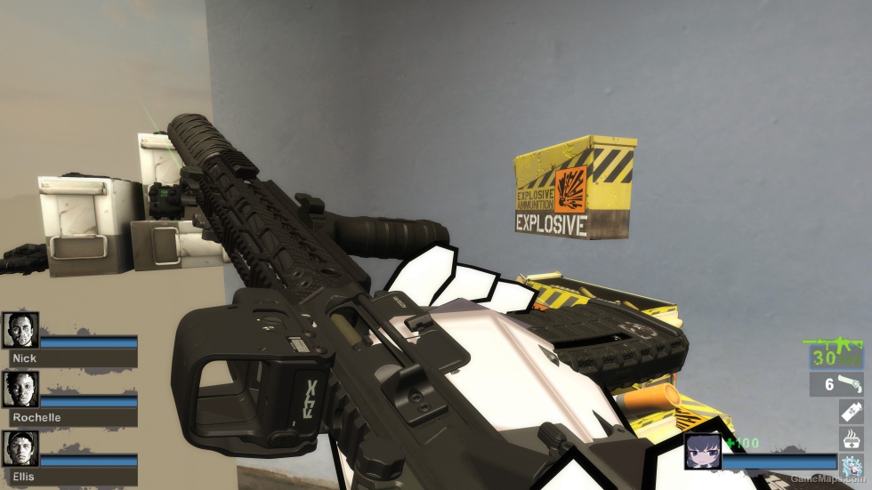 MWII CINDER M4-CUSTOM All Black Skin [SG552] (request)