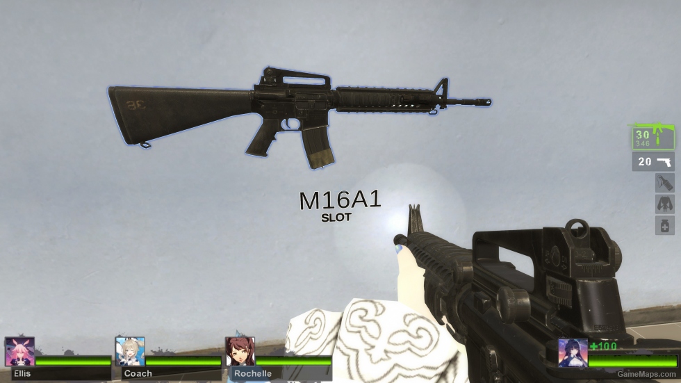 Mwr m16a4 m16a2 request mod for left 4 dead 2 gamemaps