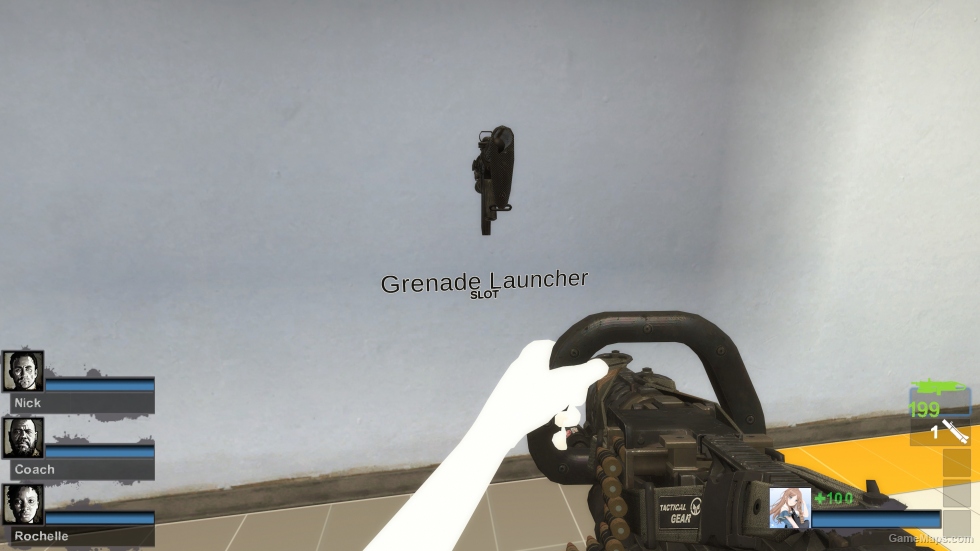 MWR M4A1 M203 v2 (Grenade Launcher) [Sound fix Ver,Secondary slot.request]