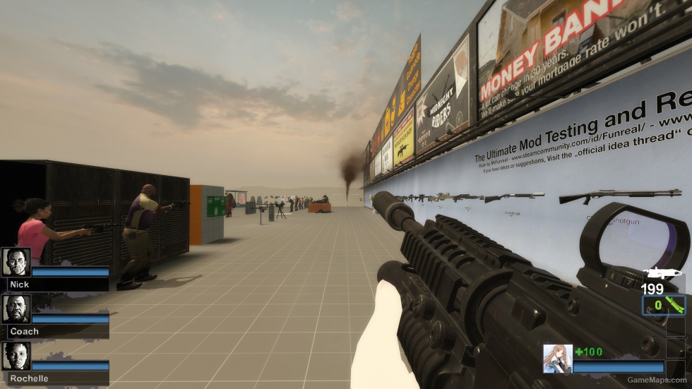 MWR M4A1 M203 v2 (Grenade Launcher) [Sound fix Ver,Secondary slot.request]