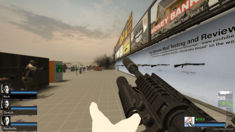 MWR M4A1 M203 v2 (Grenade Launcher) [Sound fix Ver,Secondary slot.request]