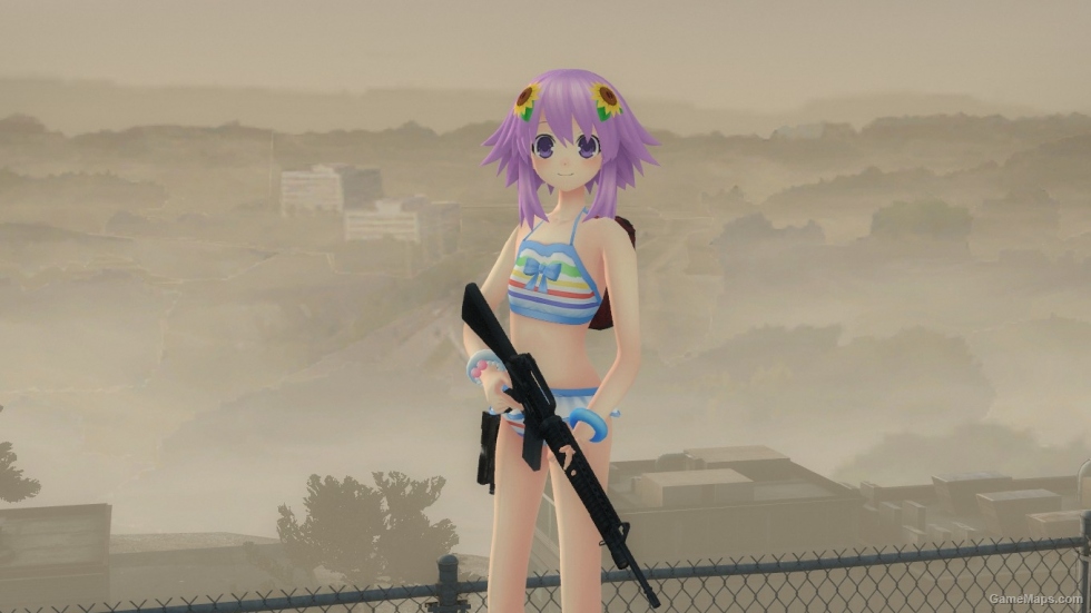 Neptune Swimsuit (Neptunia V) (Colorful Line)