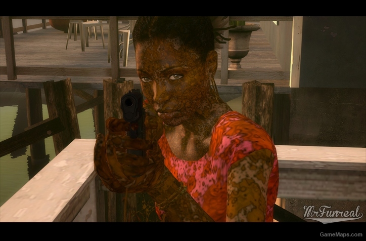 New vomit overlay on player