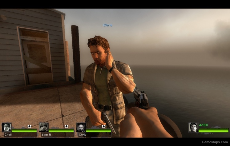 Nick - Chris Redfield In-Game and Lobby Pics (Left 4 Dead 2) - GameMaps