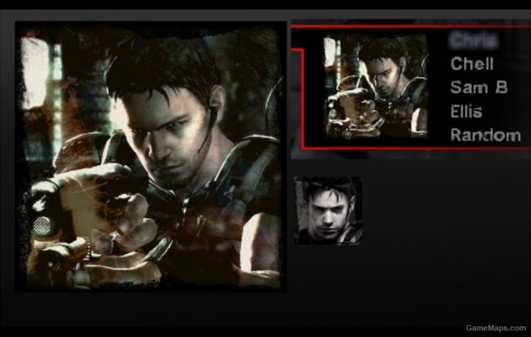 Nick - Chris Redfield In-Game and Lobby Pics