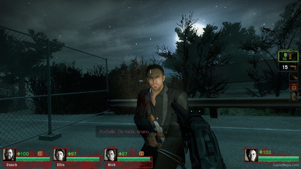 Nick Black Look (Left 4 Dead 2) GameMaps