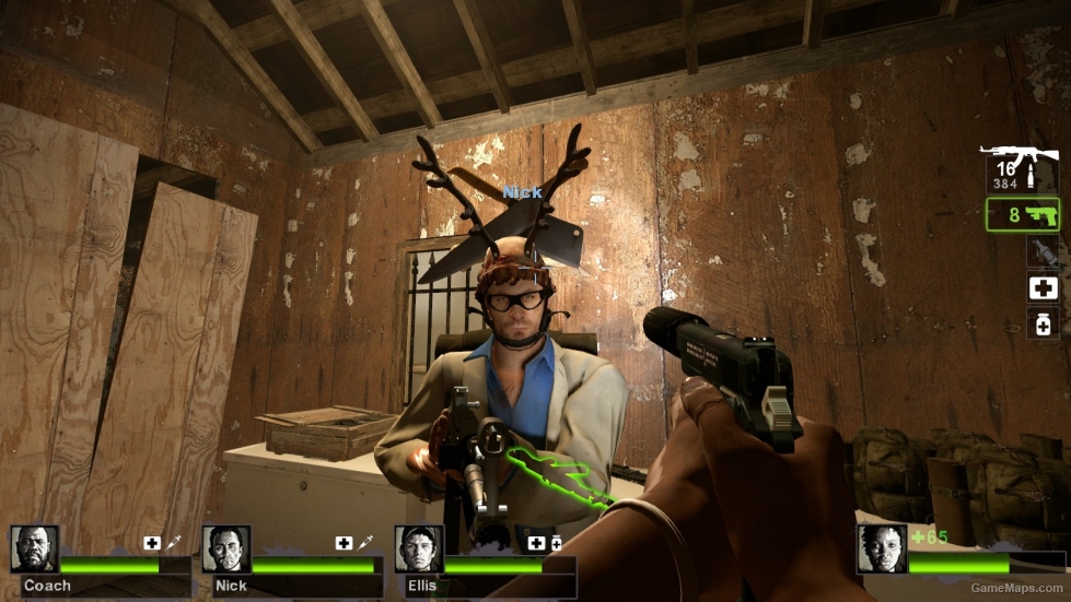 Nick's Camouflage Helmet.