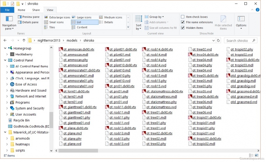 Night Terror 2013 (Fixed 56 Models & 70 Sound Files)