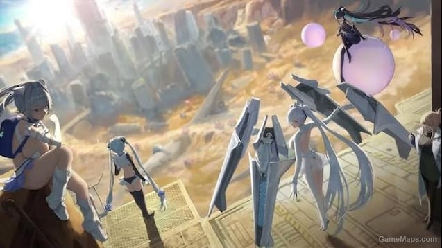 NIKKE TO THE END Main Menu Background