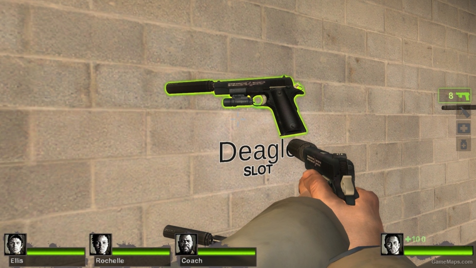 NMRIH 1911 Suppressed (Magnum)