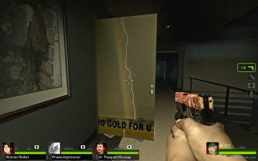 no gold for u door