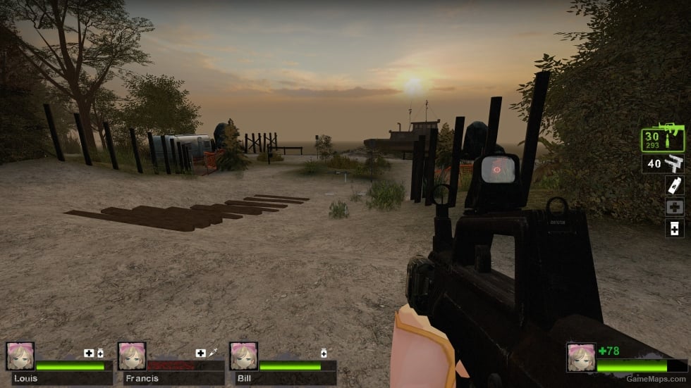 Norinco QBZ-95 Assault Rifle v1.1 (M16A2) (Mod) for Left 4