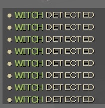 NOTIFY TANK/WITCH CAPTURED