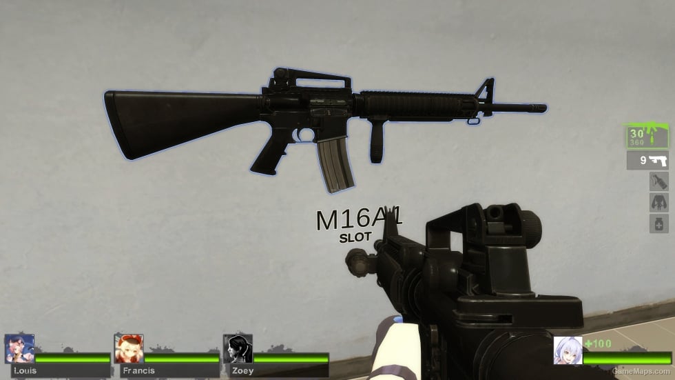 insurgency M16A4 with Foregrip - Black [m16a2] (request)