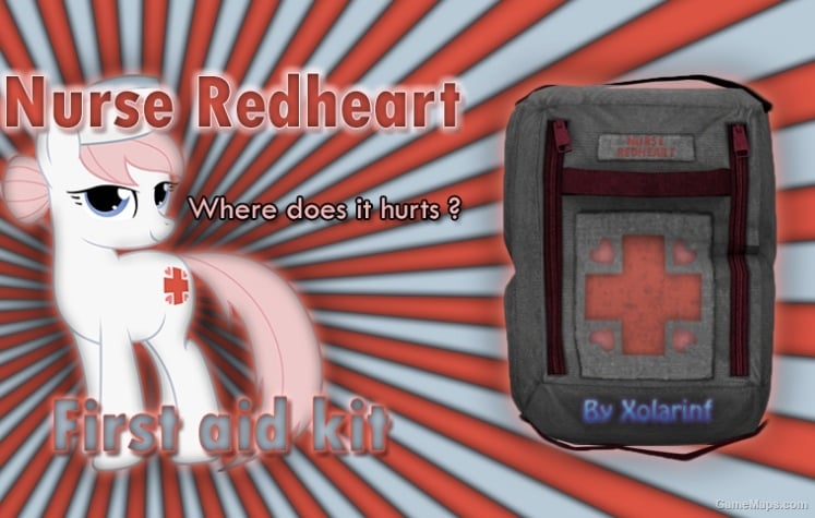 Nurse Redheart first aid kit