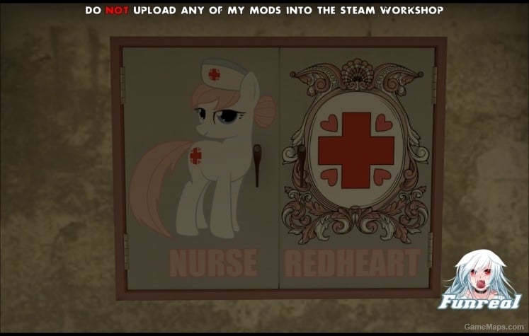 Nurse Redheart Healt Cabinet