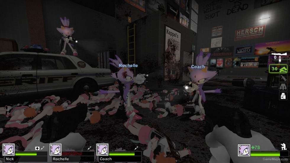 Only Blaze the Cat Zoey (request)