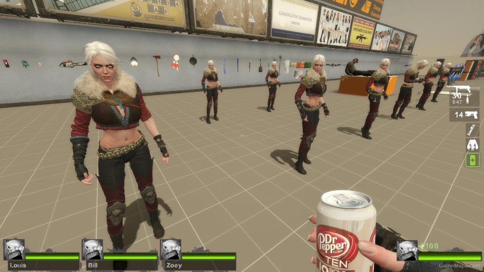 Only Ciri the DLC look Zoey (request)