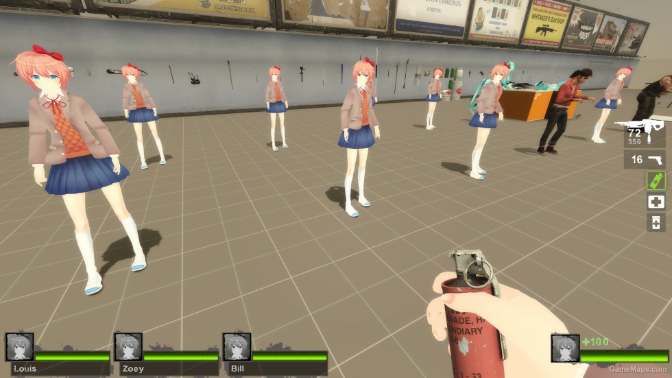 Only DDLC Sayori Zoey (request)