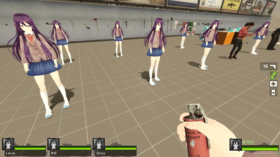 Only DDLC Yuri Zoey (request)