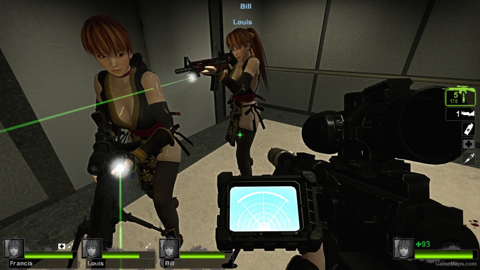 Only DoA5 Kasumi Black and Gold Zoey