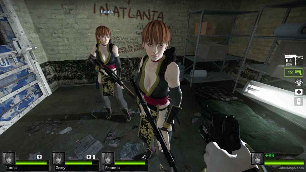 Only DoA5 Kasumi Black and Gold Zoey