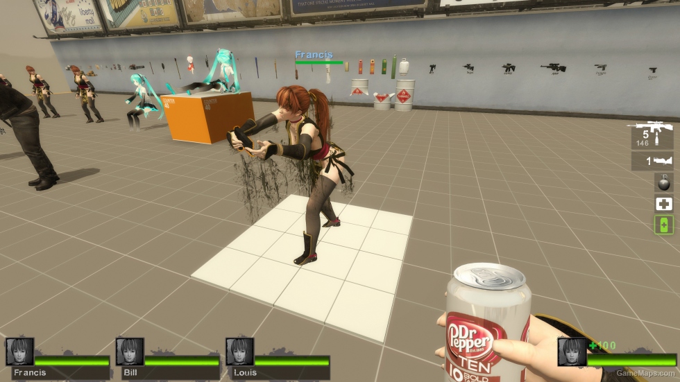 Only DoA5 Kasumi Black and Gold Zoey