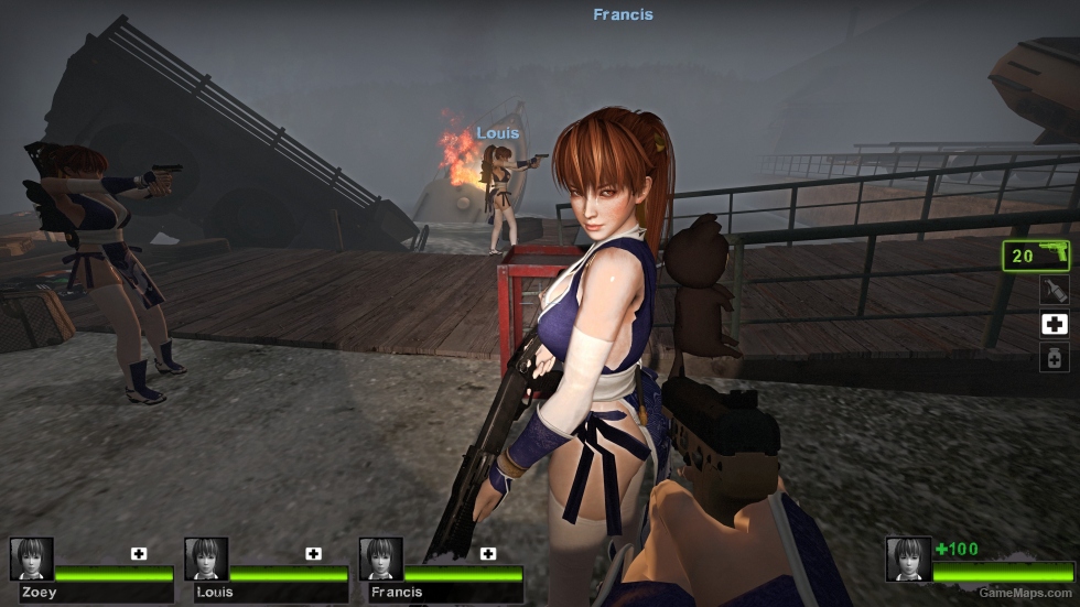 Only DOA5 Kasumi Blue Sleeveless zoey (Request)