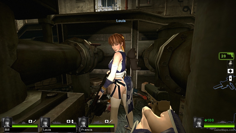 Only DOA5 Kasumi Blue Sleeveless zoey (Request)