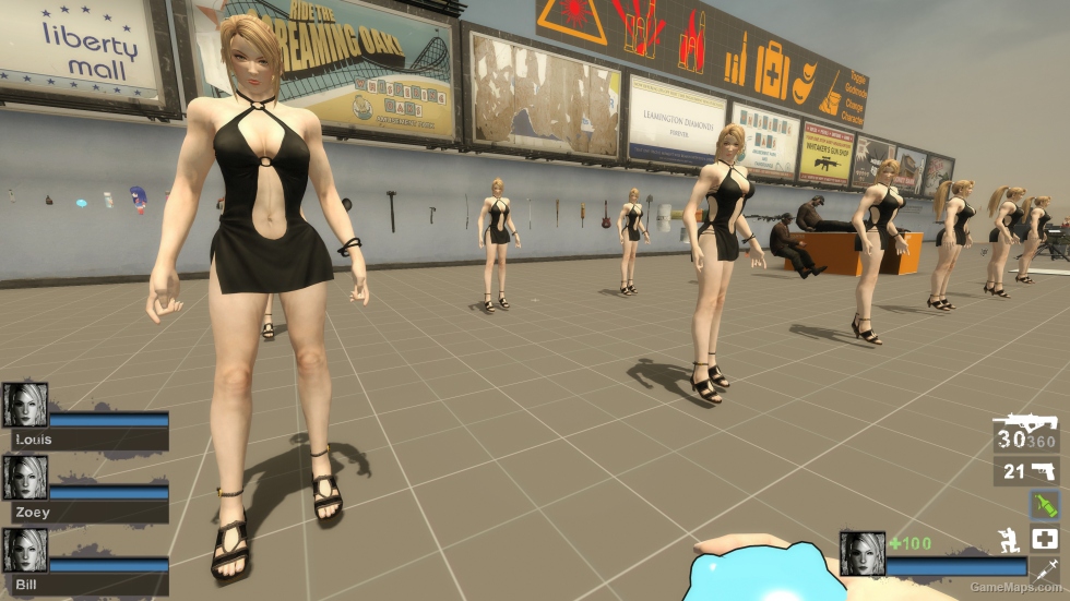 Only DOA5 Sarah Black Dress (request)